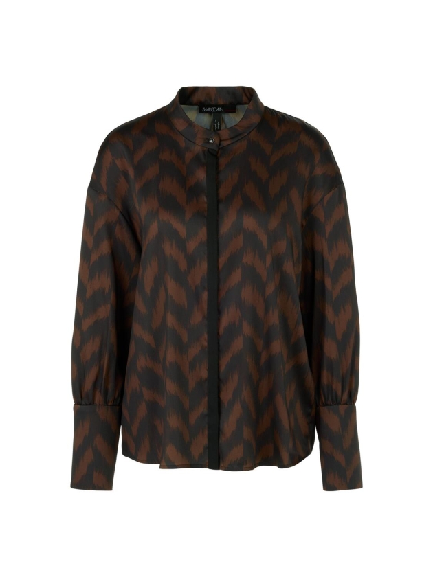 MarcCain Collections Bluse 691 Deep wood