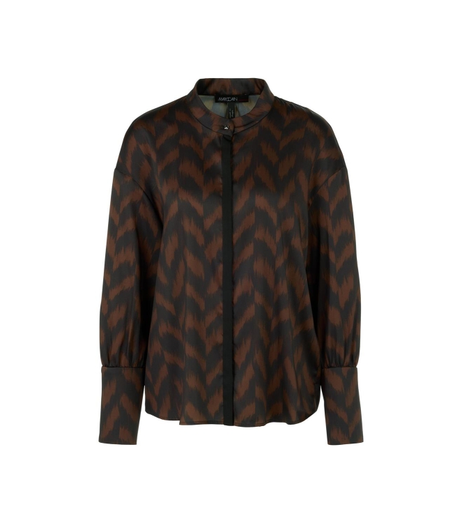 MarcCain Collections Bluse 691 Deep wood