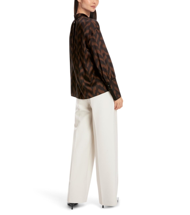 MarcCain Collections Bluse 691 Deep wood