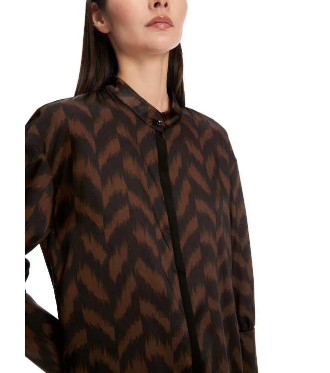 MarcCain Collections Bluse 691 Deep wood