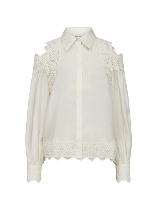 Copenhagen Muse Shirt with lace Jet Stream