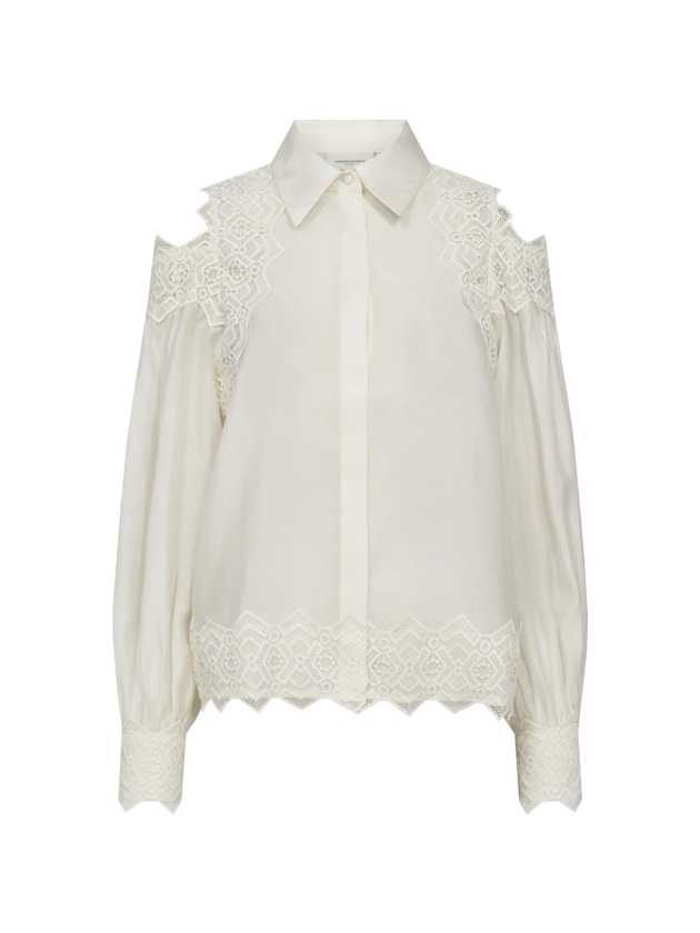 Copenhagen Muse Shirt with lace Jet Stream