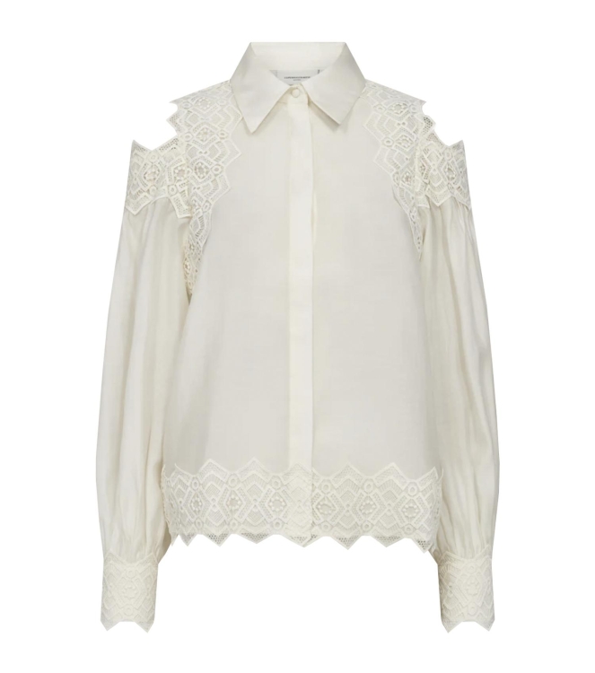 Copenhagen Muse Shirt with lace Jet Stream