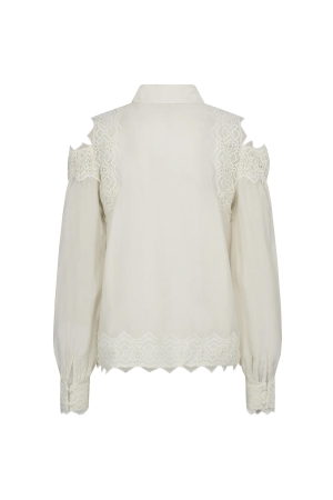 Copenhagen Muse Shirt with lace Jet Stream