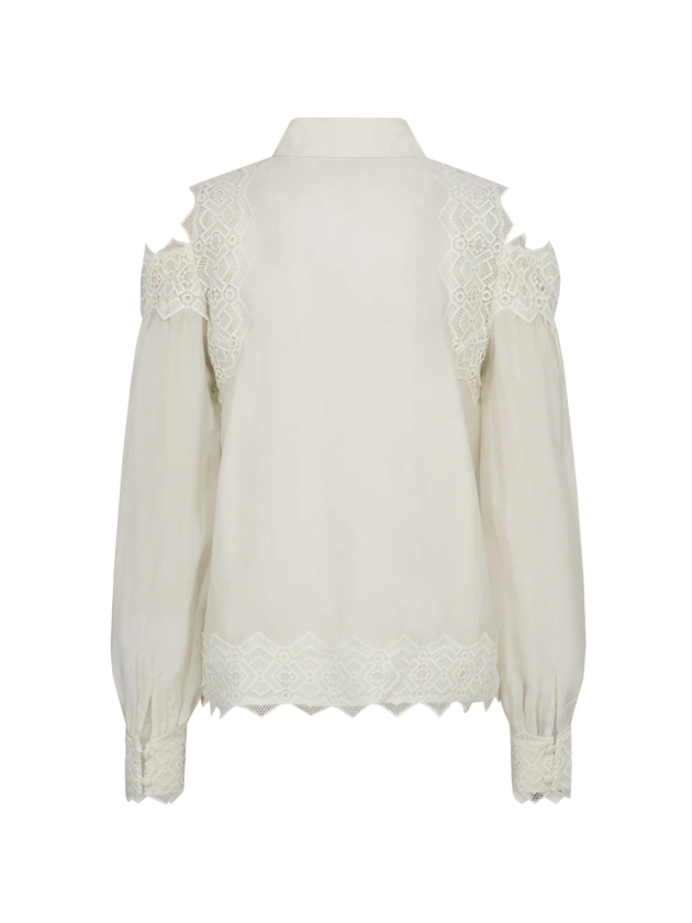 Copenhagen Muse Shirt with lace Jet Stream