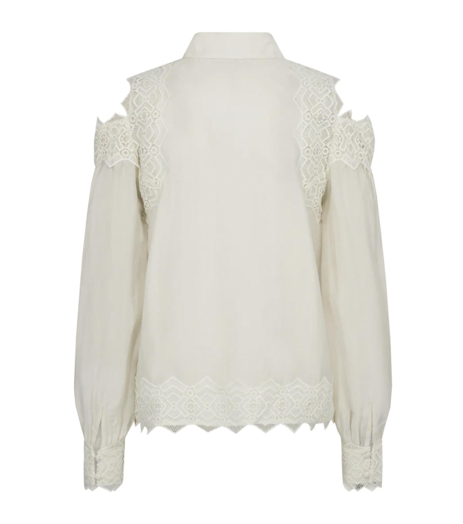 Copenhagen Muse Shirt with lace Jet Stream