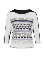 Frank Walder W42Top/TShirt 045 Lila print