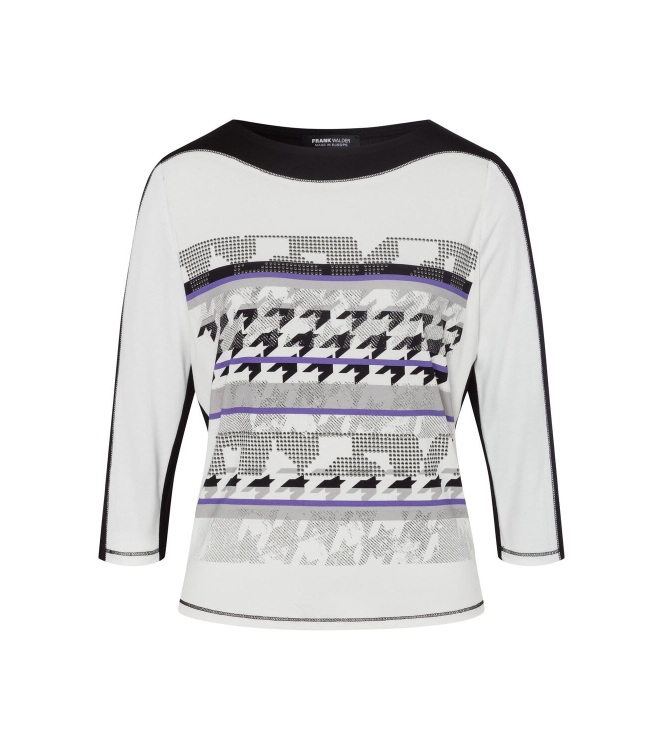 Frank Walder W42Top/TShirt 045 Lila print