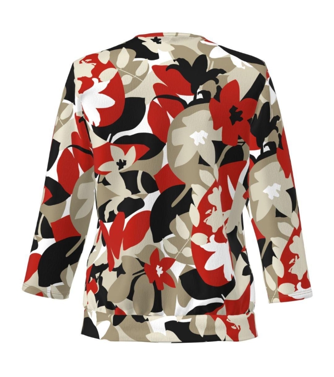 Frank Walder NOSBlusenshirts 514-032 Red print