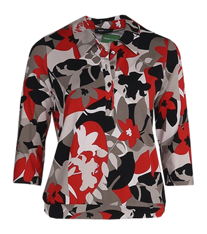 Frank Walder W41Top/TShirt red print