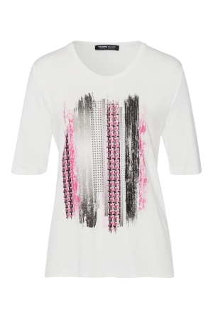 Frank Walder W41Top/TShirt 032 Red print