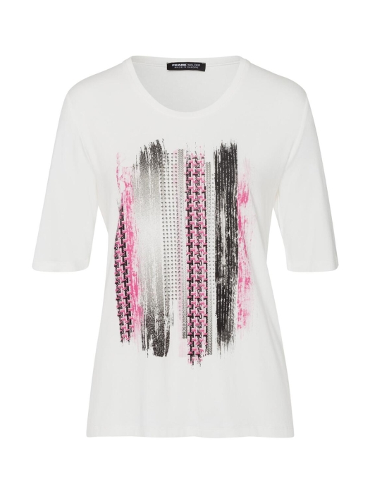 Frank Walder W41Top/TShirt 032 Red print