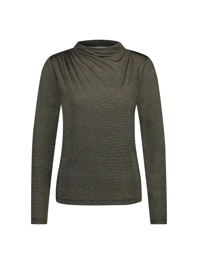 In Shape Tshirt Tess Lurex 999 Black combi