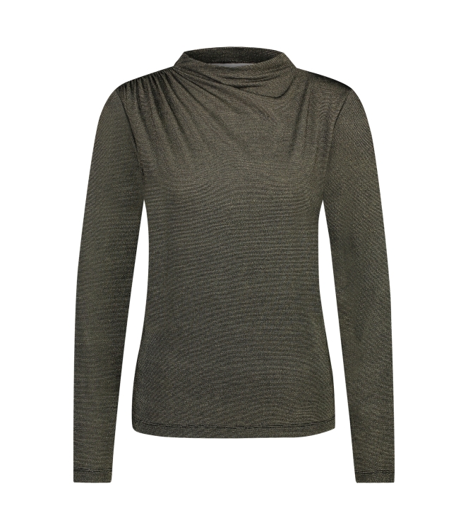 In Shape Tshirt Tess Lurex 999 Black combi