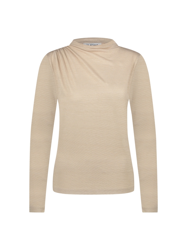 In Shape Tshirt Tess Lurex 839 Sand combi