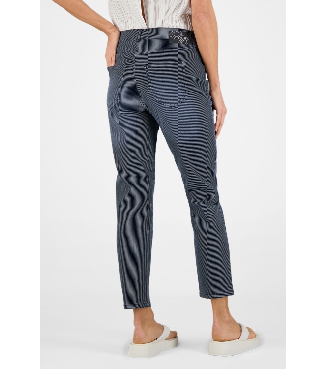 Gardeur Hose 5-Pocket Slim 7169 Dark rinse used