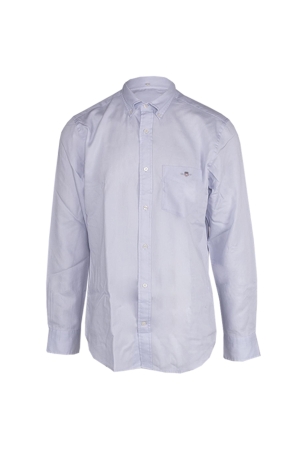 Gant REG HONEYCOMB TEXTURE SHIRT 455 LIGHT BLUE