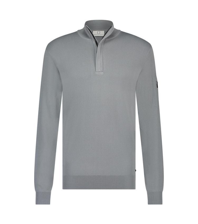 Born with Appetite Race Halfzip Pullover 941 mid grey