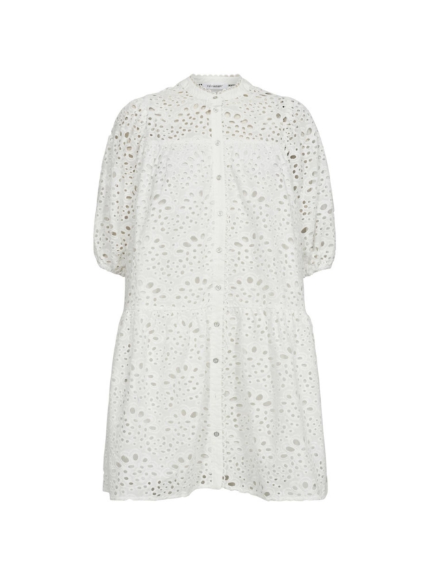 Co Couture ViolaCC Anglaise Dress 4000 White