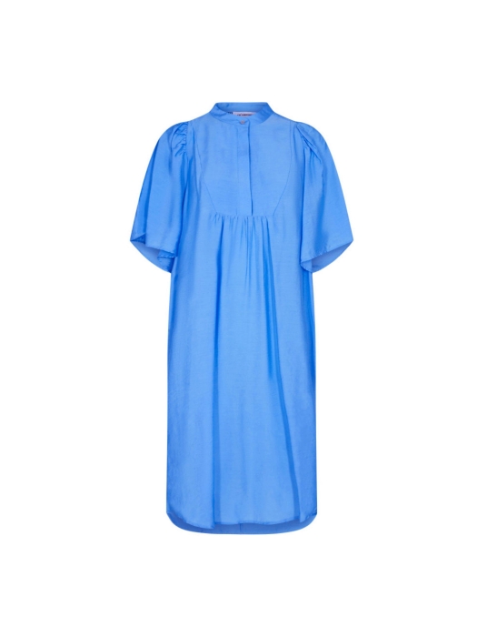 Co Couture  Callum Volume SS Dress 7251 Clear blue