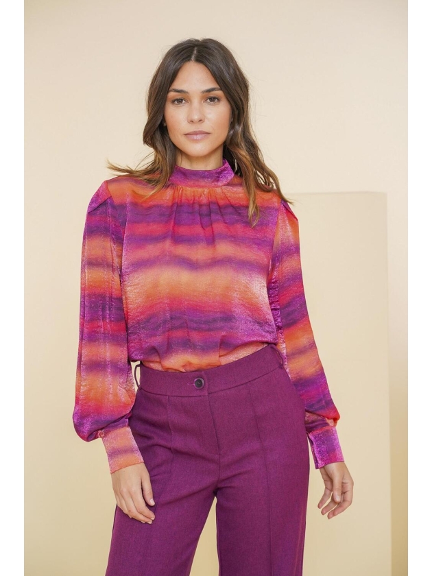 Geisha Blouse 380 Purple