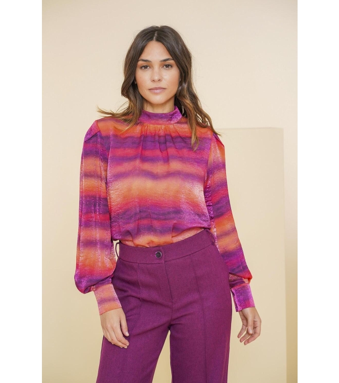 Geisha Blouse 380 Purple