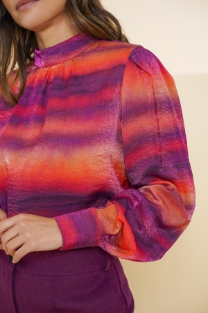 Geisha Blouse 380 Purple