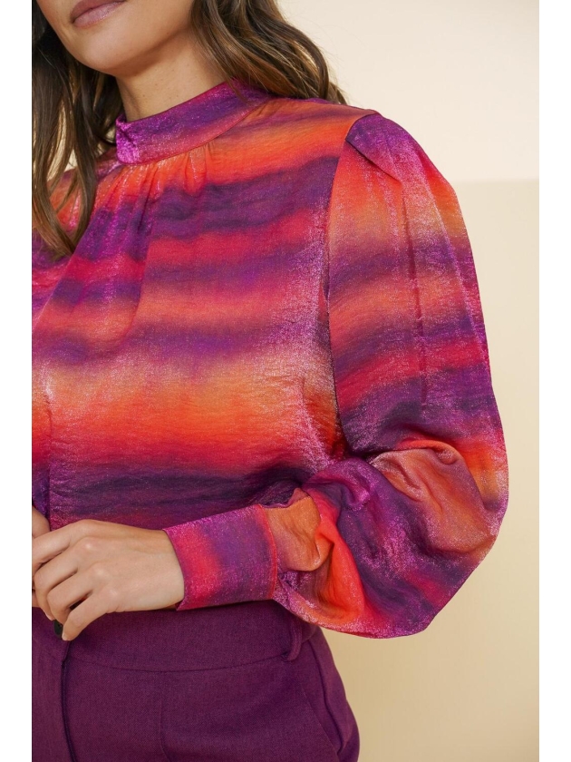 Geisha Blouse 380 Purple