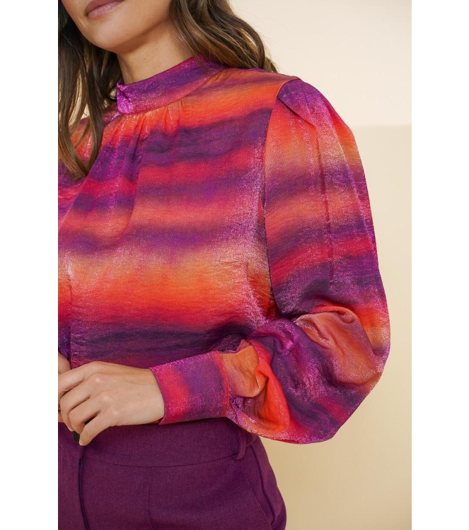 Geisha Blouse 380 Purple