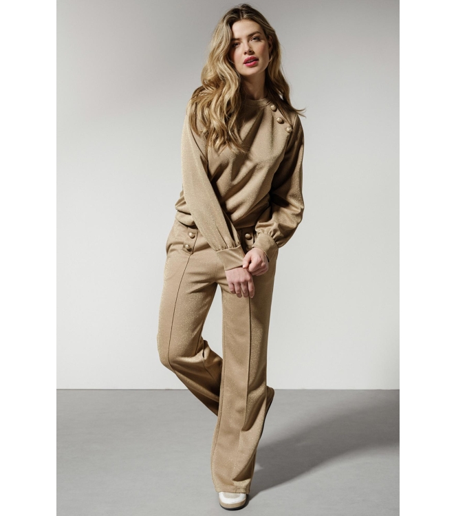 Tramontana Trousers Sparkle 8100 Gold