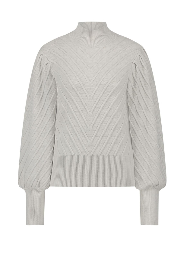 Tramontana Jumper V-Detail 007040-Light grey