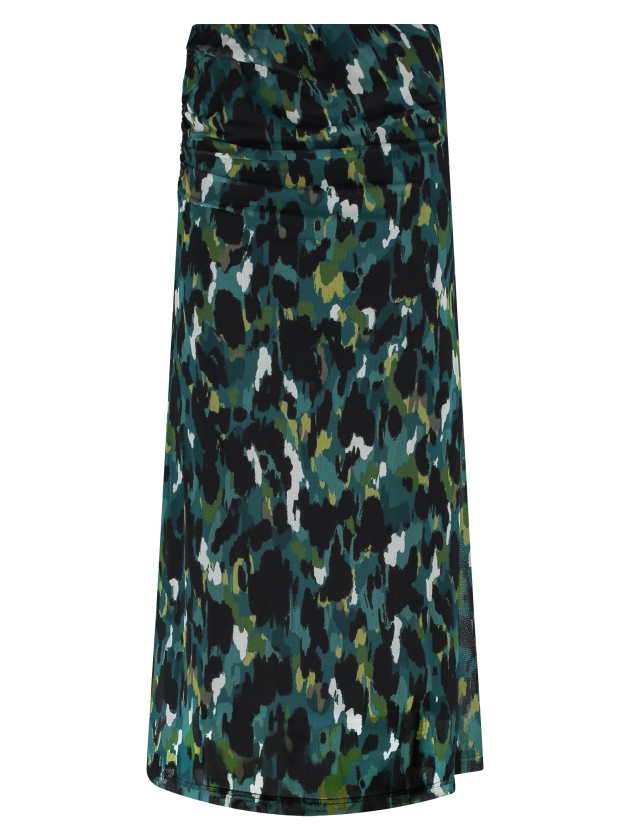 Tramontana Skirt Mesh Autumn Brushes 099991-Print petrol