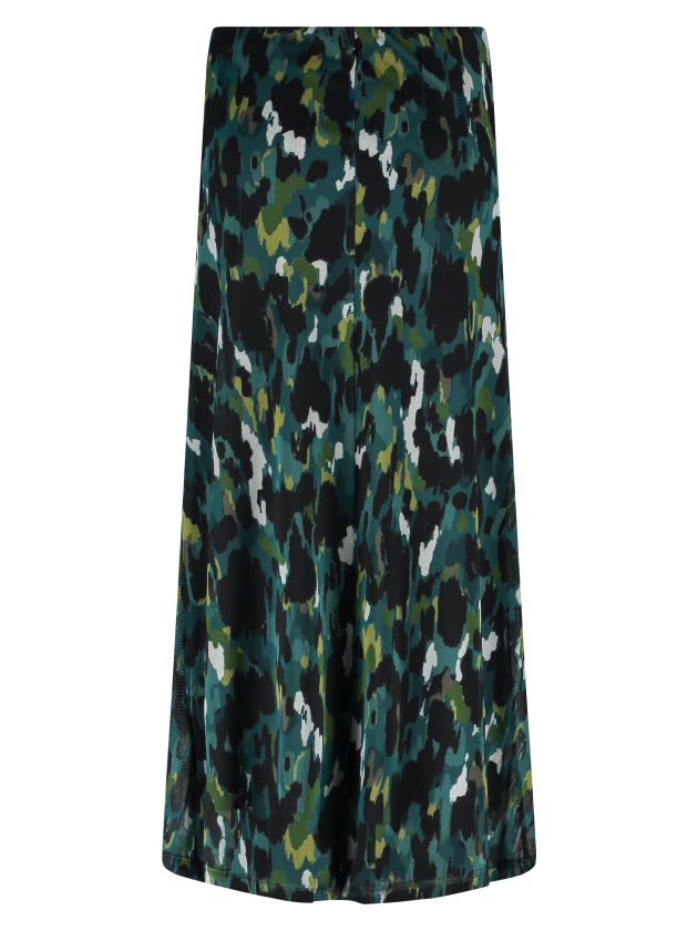 Tramontana Skirt Mesh Autumn Brushes 099991-Print petrol