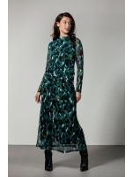 Tramontana Skirt Mesh Autumn Brushes 099991-Print petrol