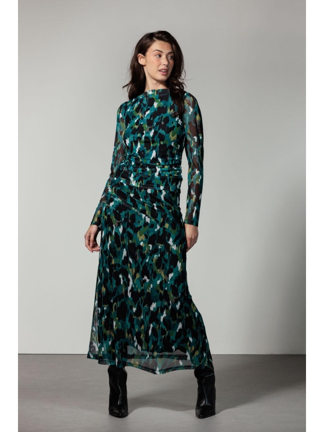 Tramontana Skirt Mesh Autumn Brushes 099991-Print petrol
