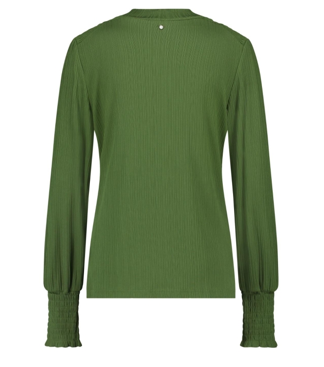 Tramontana Top Fancy Smock Shoulders 006015-Leaf Green