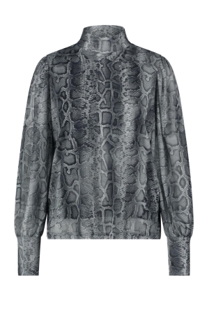Tramontana Top Grey Snake 009997-Print grey