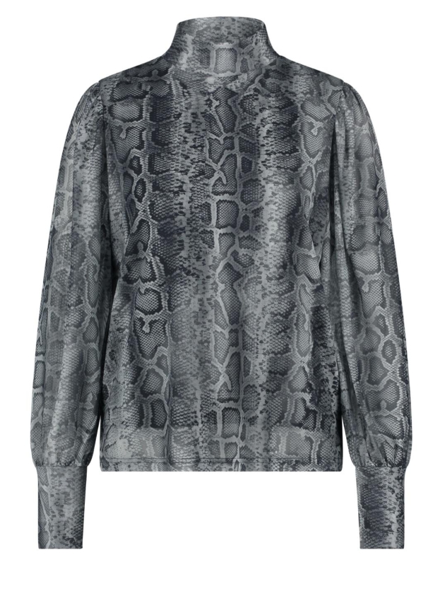 Tramontana Top Grey Snake 009997-Print grey