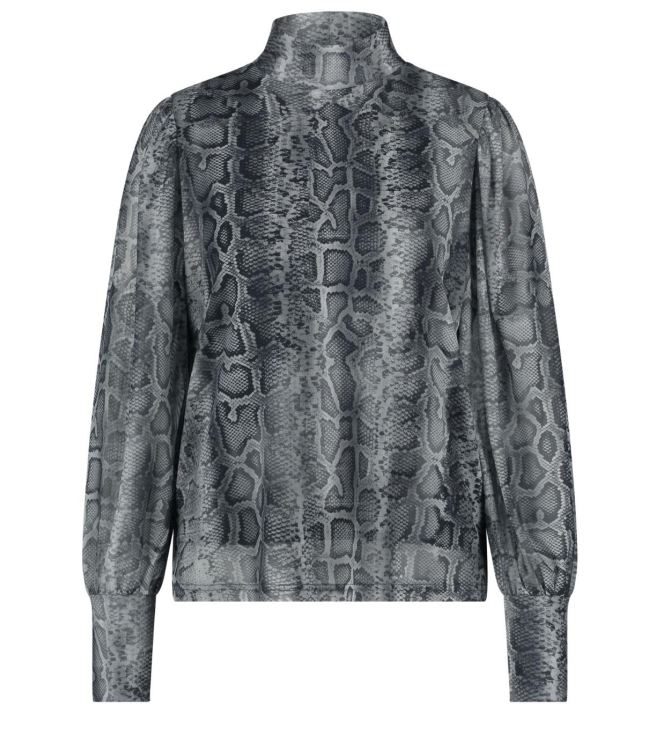 Tramontana Top Grey Snake 009997-Print grey