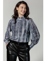 Tramontana Top Grey Snake 009997-Print grey
