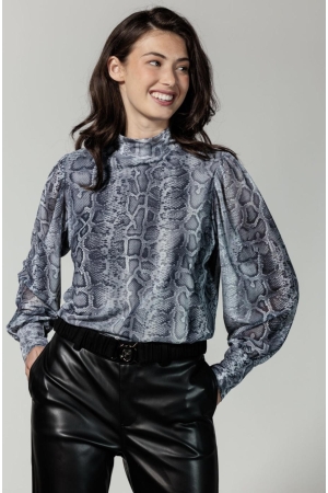 Tramontana Top Grey Snake 009997-Print grey