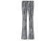 Tramontana Trousers Suedine Grey Snake 009997-Print grey
