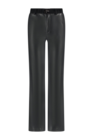 Tramontana Trousers PU Suedine Detail 009000 Black