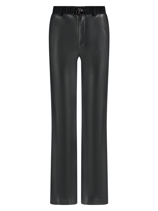 Tramontana Trousers PU Suedine Detail 009000 Black