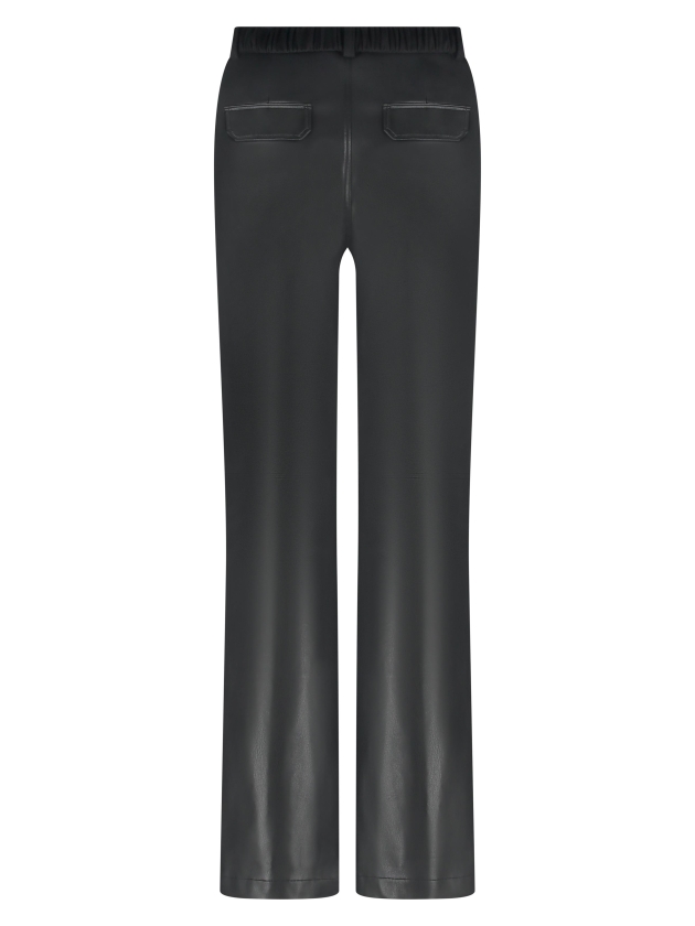 Tramontana Trousers PU Suedine Detail 009000 Black