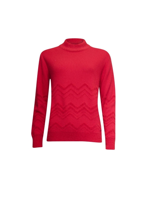 Sarto Fashion Pullover split collar k252 red (true red)