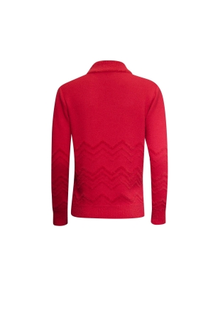 Sarto Fashion Pullover split collar k252 red (true red)