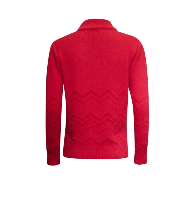 Sarto Fashion Pullover split collar k252 red (true red)