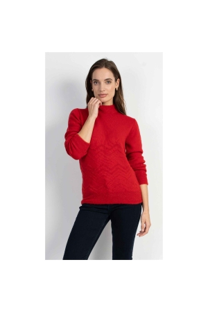 Sarto Fashion Pullover split collar k252 red (true red)