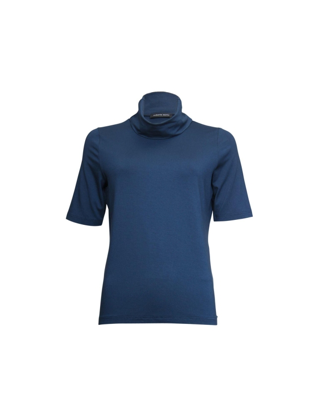 Sarto Fashion T-shirt rollcollar k799 blue (navy)